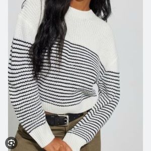Garage stripped sweater XS